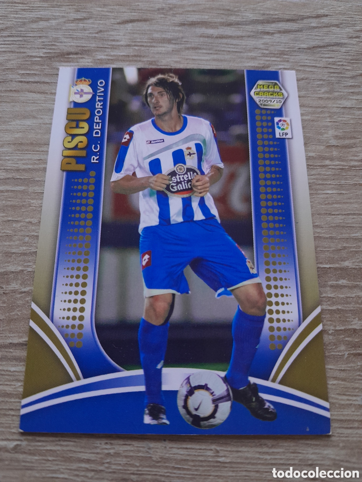 Cromos de f&uacute;tbol: 79 PISCU DEPORTIVO 2009-10 CORU&Ntilde;A MEGACRACKS LIGA PANINI 2009-2010 09-10