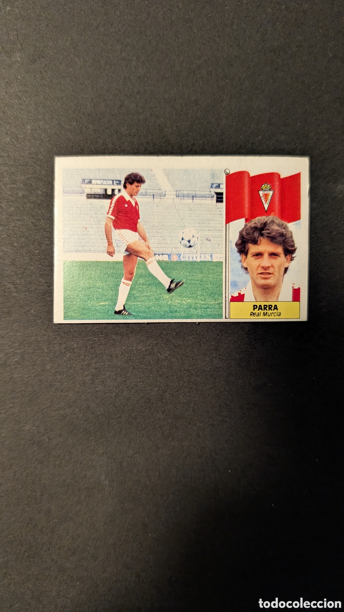 Fu&szlig;ball-Sticker: L1 PARRA MURCIA FICHAJE 1 LIGA ESTE 1986/87 86 87 NUNCA PEGADO SIN PEGAR