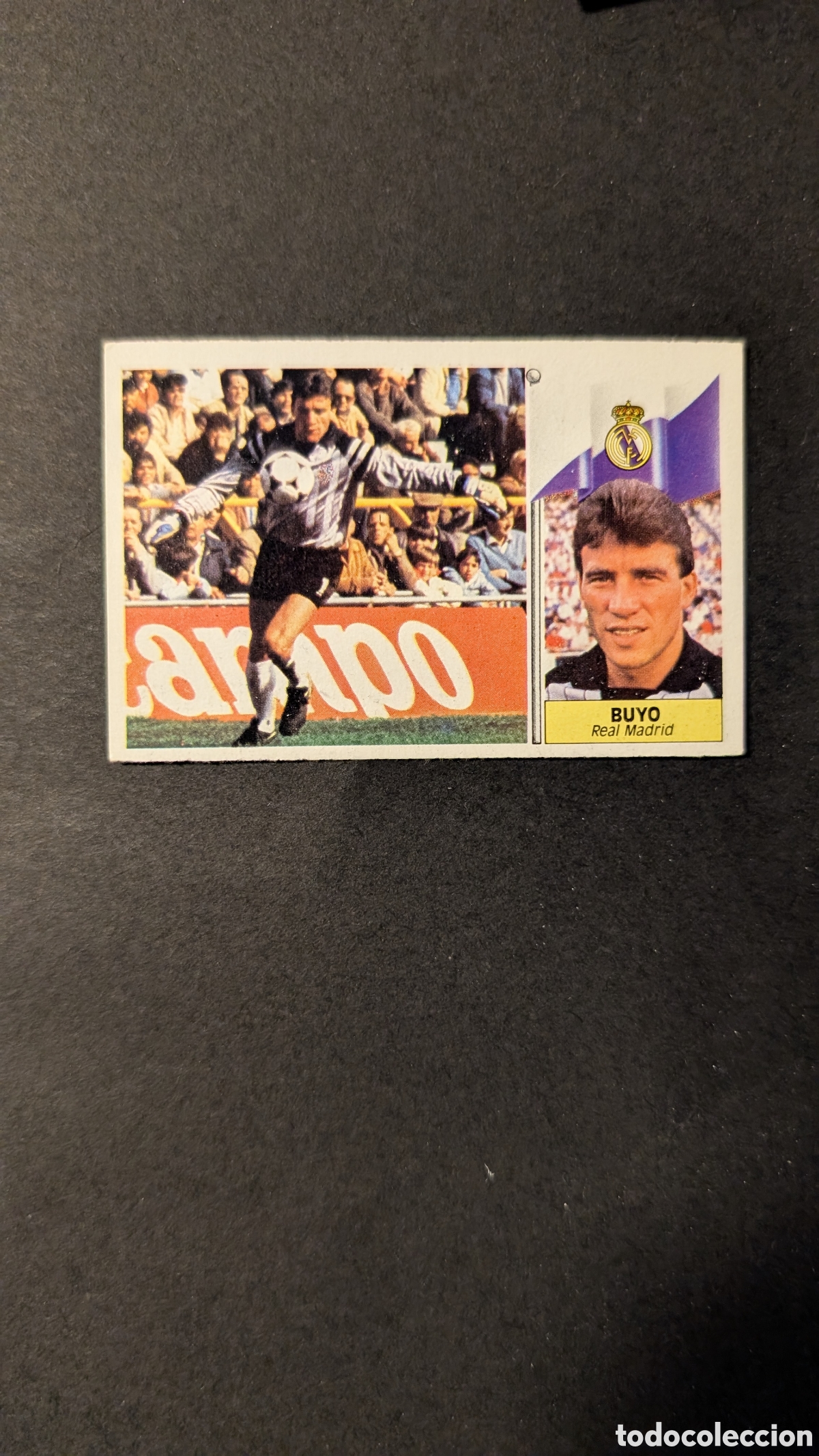 Fu&szlig;ball-Sticker: L1 BUYO REAL MADRID FICHAJE 3 LIGA ESTE 1986/87 86 87 NUNCA PEGADO SIN PEGAR
