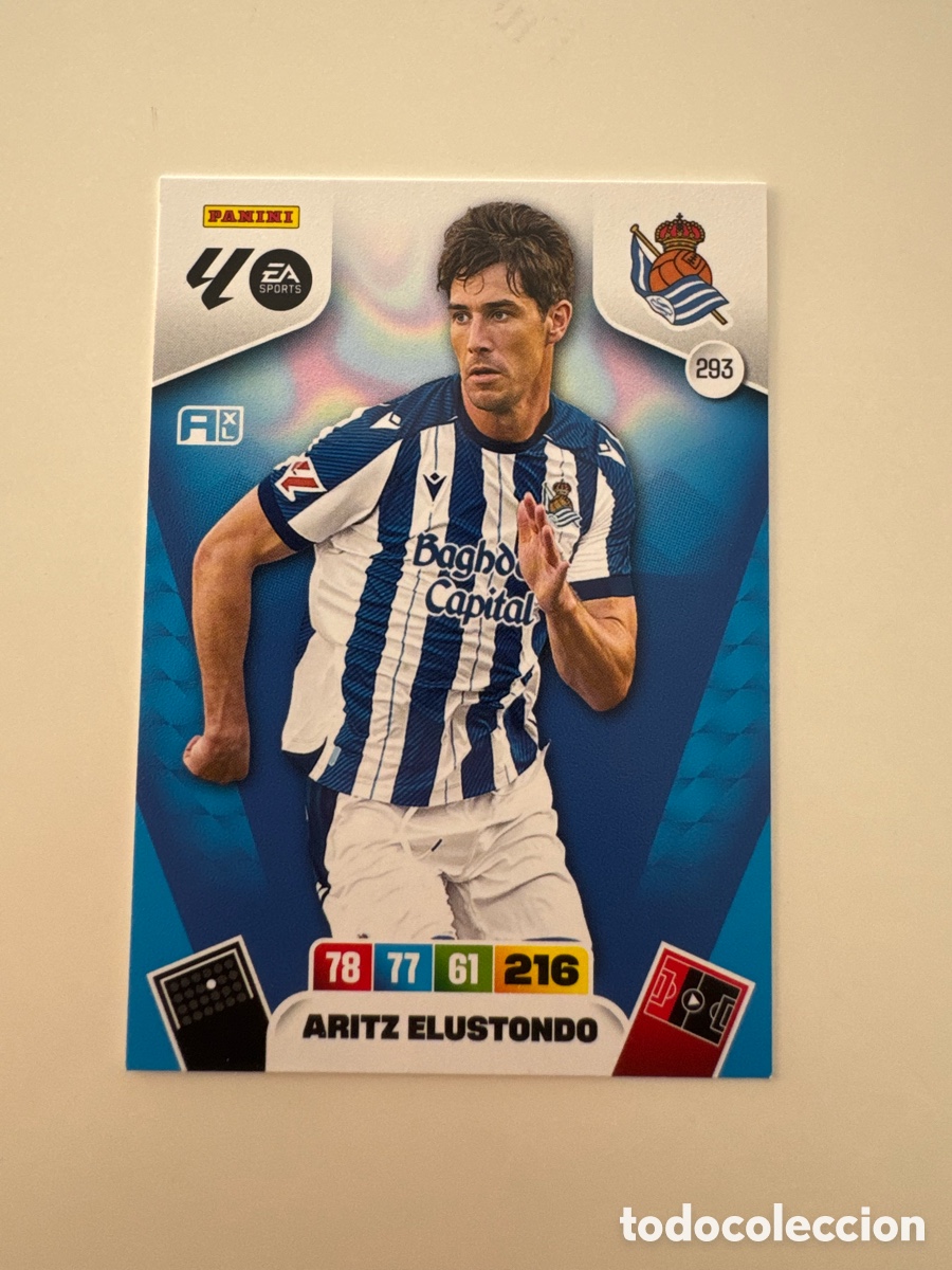 Football Stickers: PANINI ADRENALYN XL LIGA 2025-2026 25-26 &ndash; Aritz Elustondo Real Sociedad N&ordm; 293