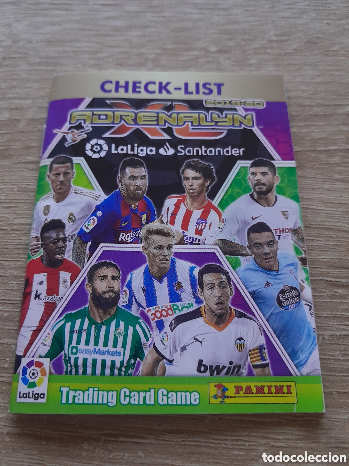 Cromos de f&uacute;tbol: liga adrenalyn xl 2019-20 check-list