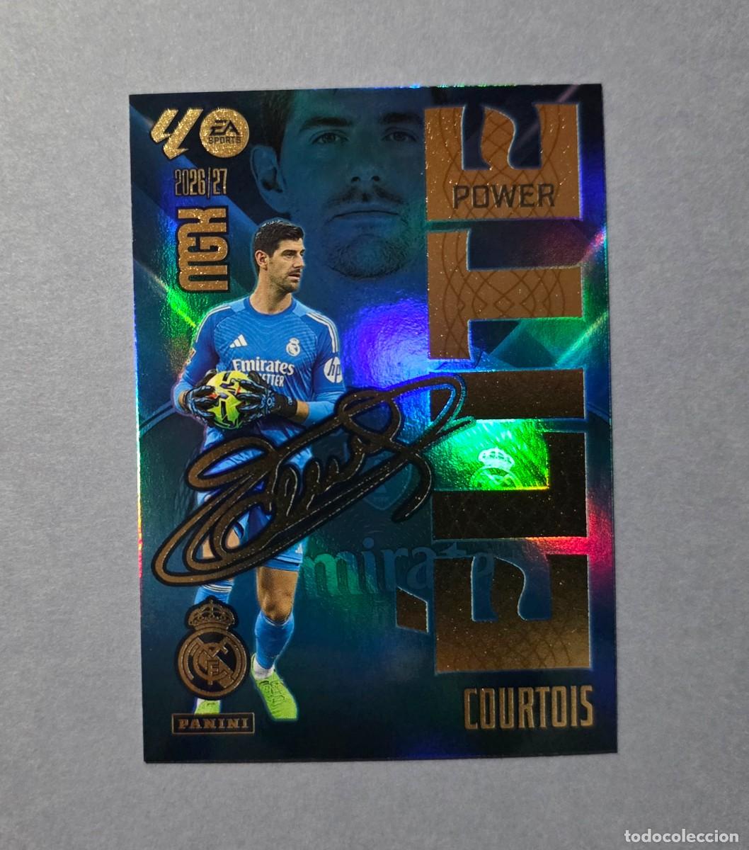 Cromos de f&uacute;tbol: 4P COURTOIS (&Eacute;LITE POWER) - REAL MADRID - MEGACRACKS 2026-27 - MGK 26/27 (NUEVO)