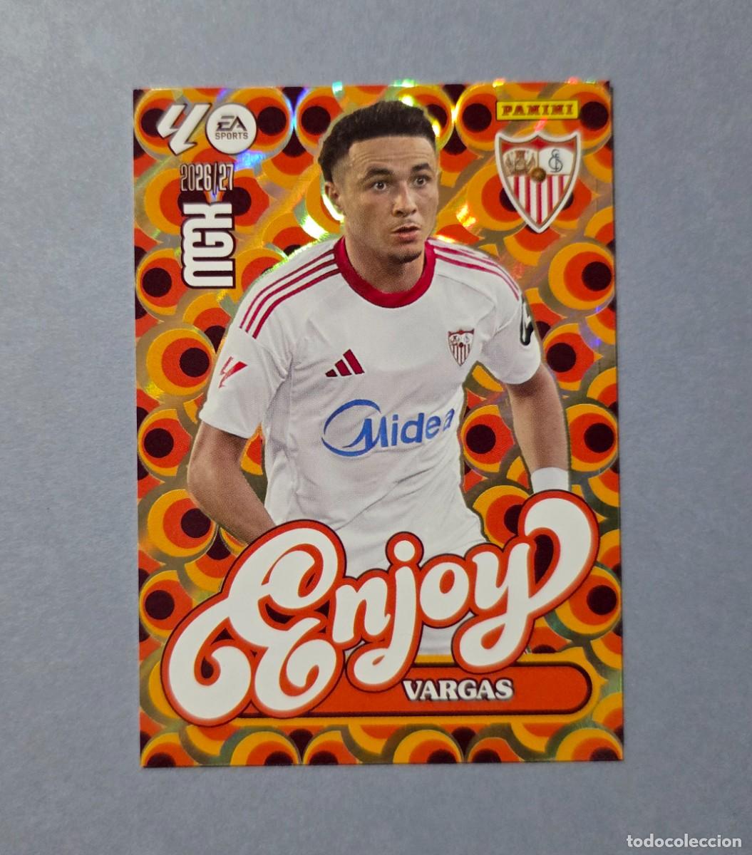 Cromos de f&uacute;tbol: 387 VARGAS (ENJOY) - SEVILLA - MEGACRACKS 2026-27 - MGK 26/27 (NUEVO)