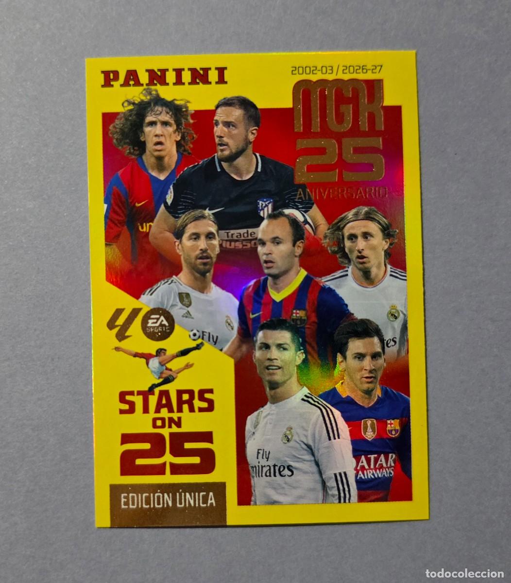 Cromos de f&uacute;tbol: 425 MGK 25 ANIVERSARIO (STARS ON 25) - MEGACRACKS 2026-27 - MGK 26/27 (NUEVO)