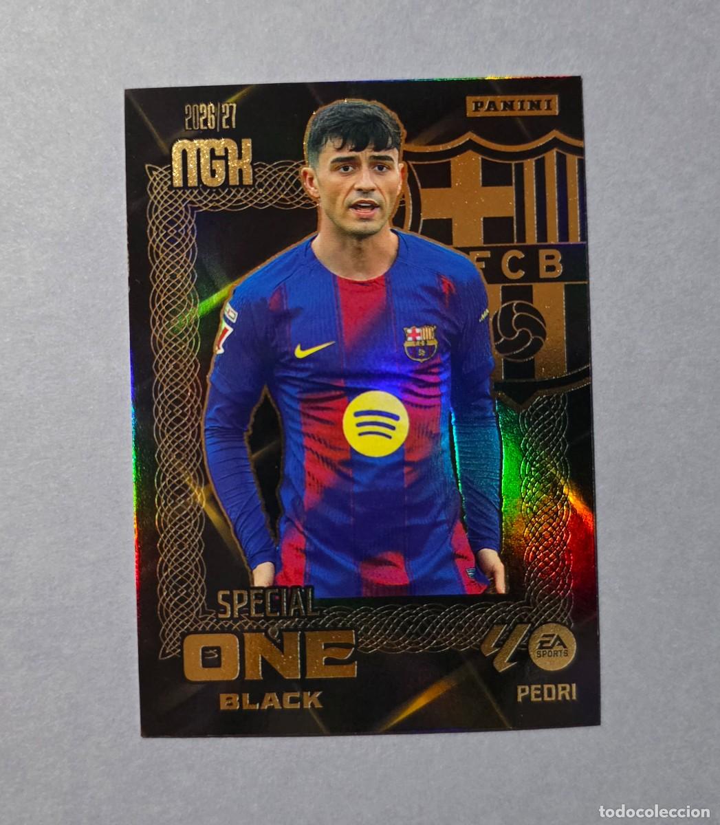 Cromos de f&uacute;tbol: PEDRI (SPECIAL ONE BLACK) - BARCELONA - MEGACRACKS 2026-27 - MGK 26/27 (NUEVO)