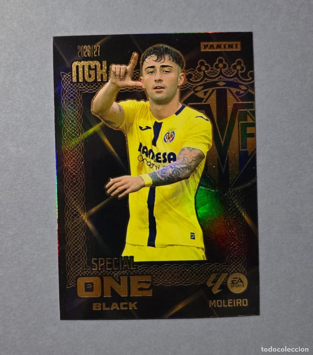 Cromos de f&uacute;tbol: MOLEIRO (SPECIAL ONE BLACK) - VILLARREAL - MEGACRACKS 2026-27 - MGK 26/27 (NUEVO)