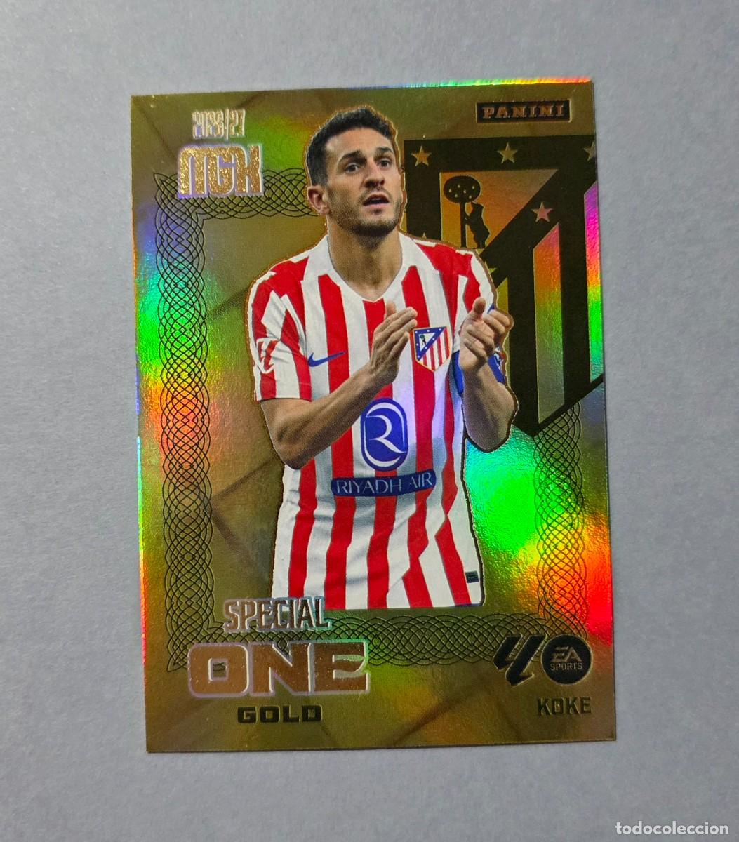 Cromos de f&uacute;tbol: KOKE (SPECIAL ONE GOLD) - ATL&Eacute;TICO MADRID - MEGACRACKS 2026-27 - MGK 26/27 (NUEVO)
