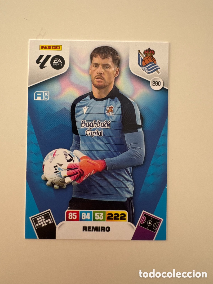 Football Stickers: PANINI ADRENALYN XL LIGA 2025-2026 25-26 &ndash; Remiro Real Sociedad N&ordm; 290