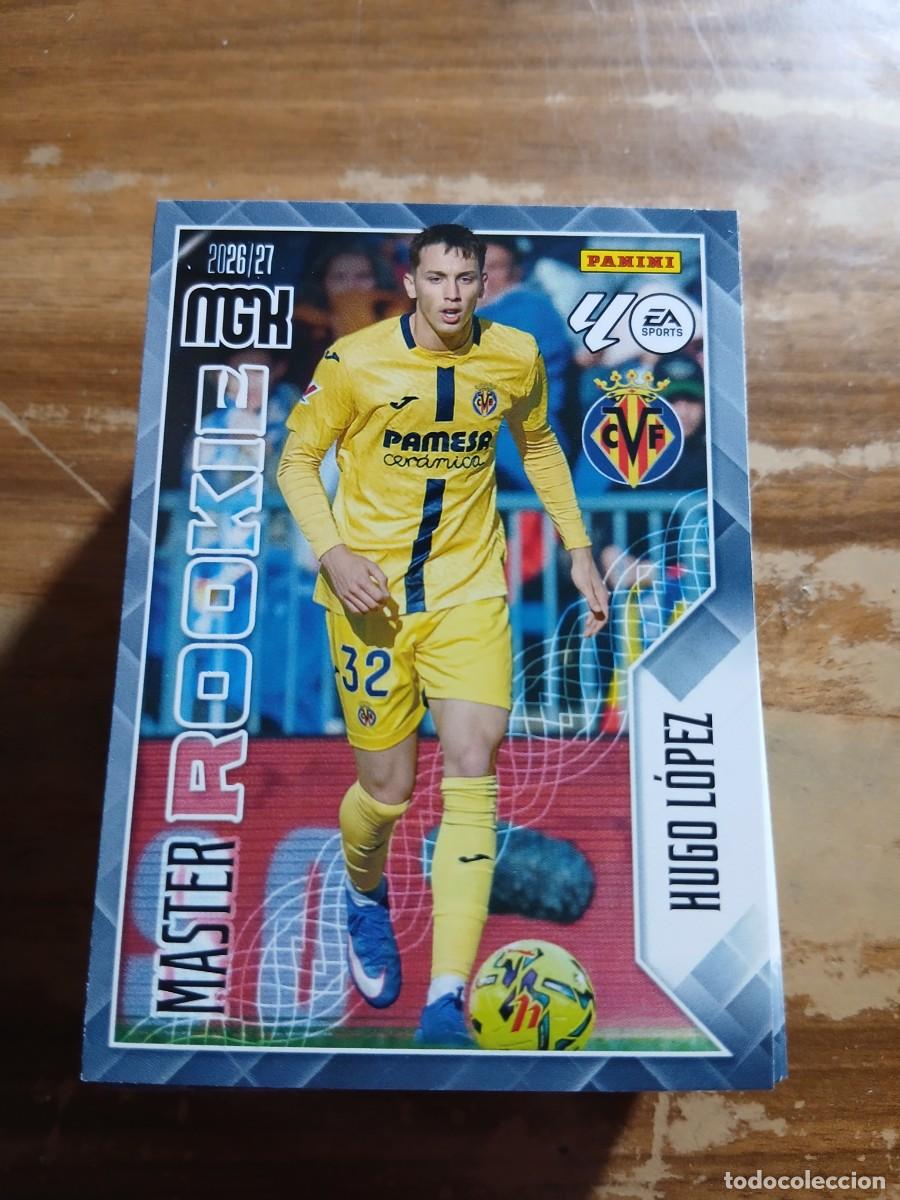 Cromos de f&uacute;tbol: CARD MEGACRACKS TEMPORADA 26/27: MASTER ROOKIE HUGO L&Oacute;PEZ, N&deg; 412