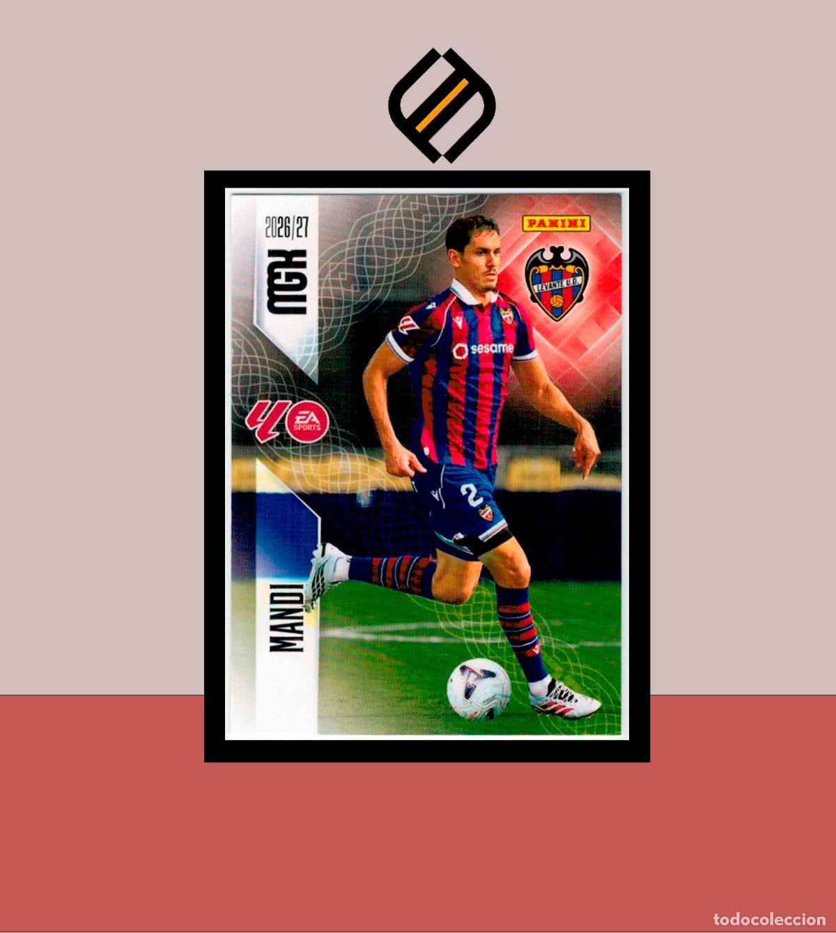 Cromos de f&uacute;tbol: MEGACRACKS 2026 2027 26 27 PANINI N&ordm; 205 MANDI LEVANTE COLECCI&Oacute;N ALB&Uacute;M MGK 2 EDICI&Oacute;N