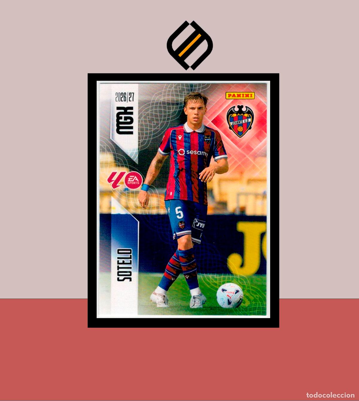 Cromos de f&uacute;tbol: MEGACRACKS 2026 2027 26 27 PANINI N&ordm; 209 SOTELO LEVANTE COLECCI&Oacute;N ALB&Uacute;M MGK 2 EDICI&Oacute;N