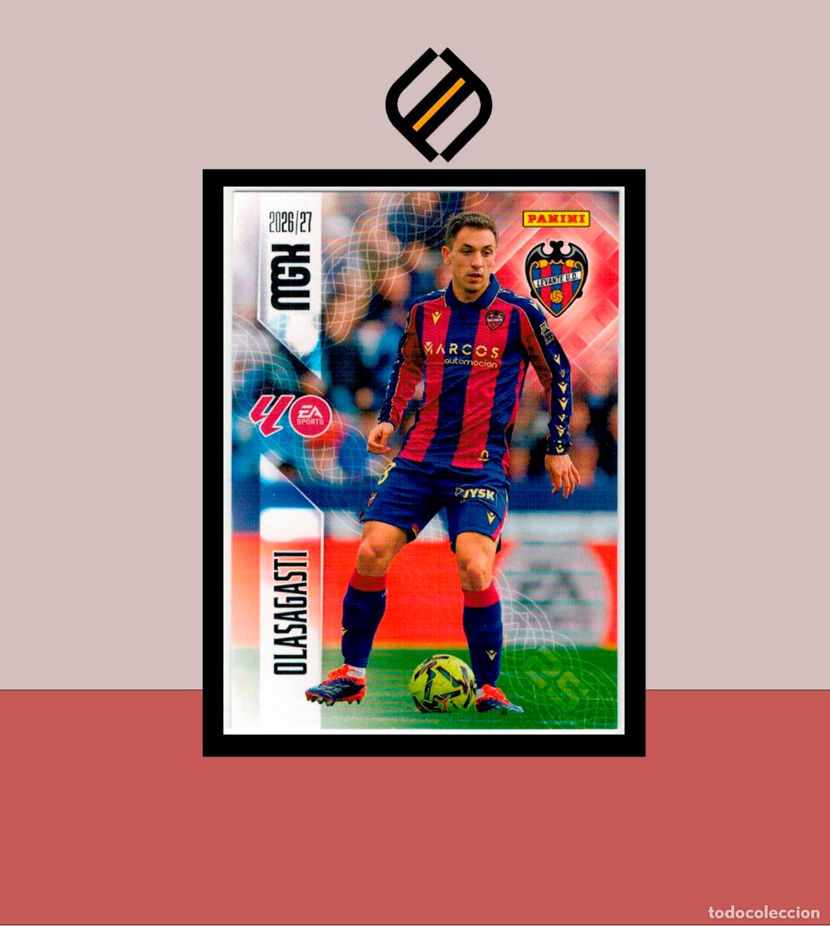 Cromos de f&uacute;tbol: MEGACRACKS 2026 2027 26 27 PANINI N&ordm; 210 OLASAGASTI LEVANTE COLECCI&Oacute;N ALB&Uacute;M MGK 2 EDICI&Oacute;N
