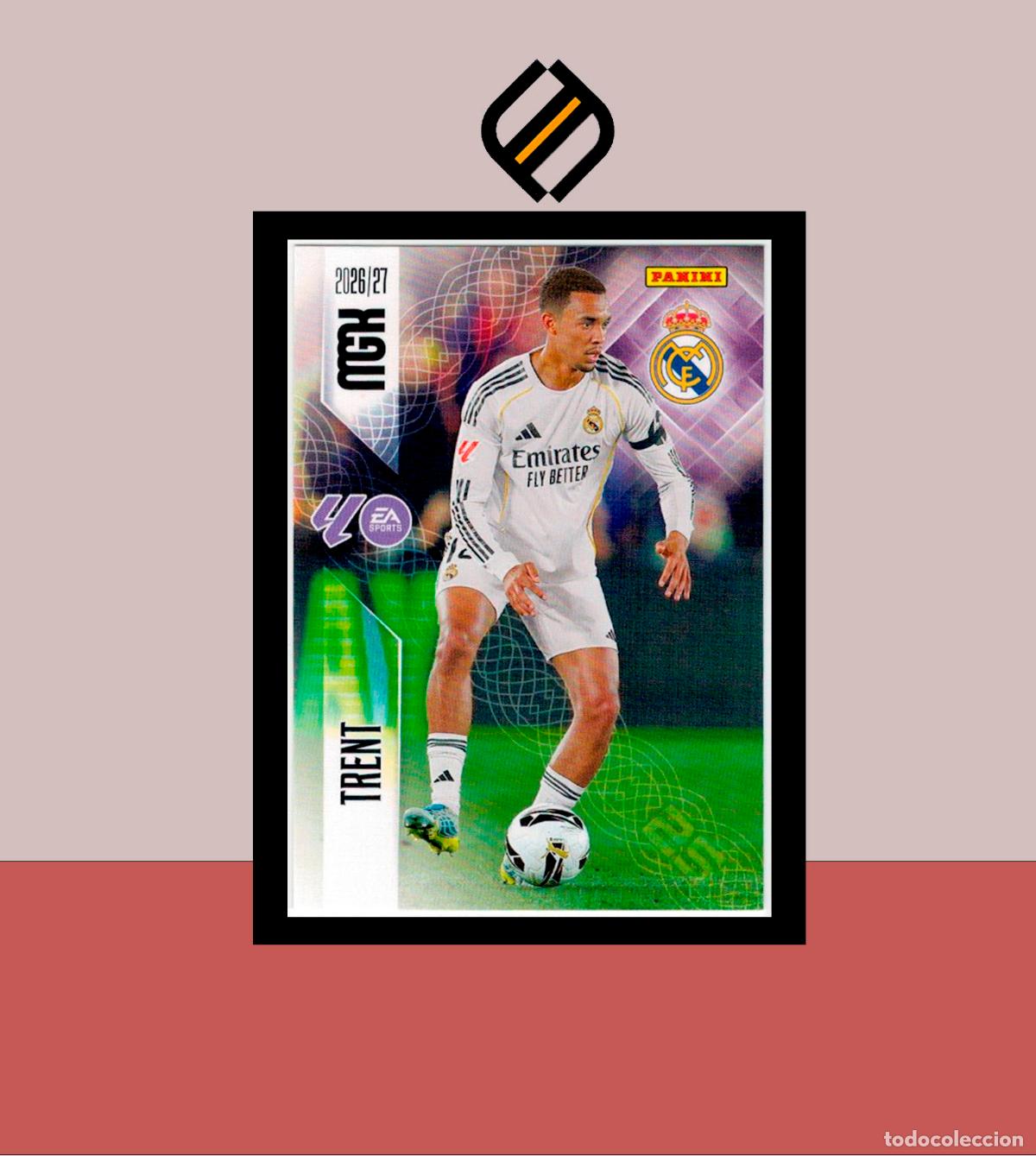 Cromos de f&uacute;tbol: MEGACRACKS 2026 2027 26 27 PANINI N&ordm; 220 TRENT REAL MADRID COLECCI&Oacute;N ALB&Uacute;M MGK