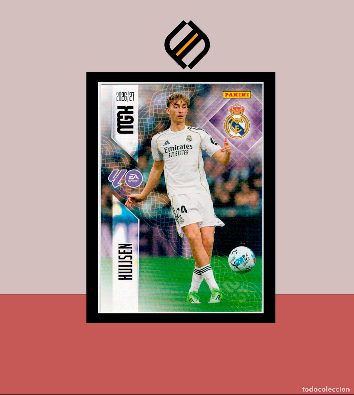 Cromos de f&uacute;tbol: MEGACRACKS 2026 2027 26 27 PANINI N&ordm; 222 HUIJSEN REAL MADRID COLECCI&Oacute;N ALB&Uacute;M MGK