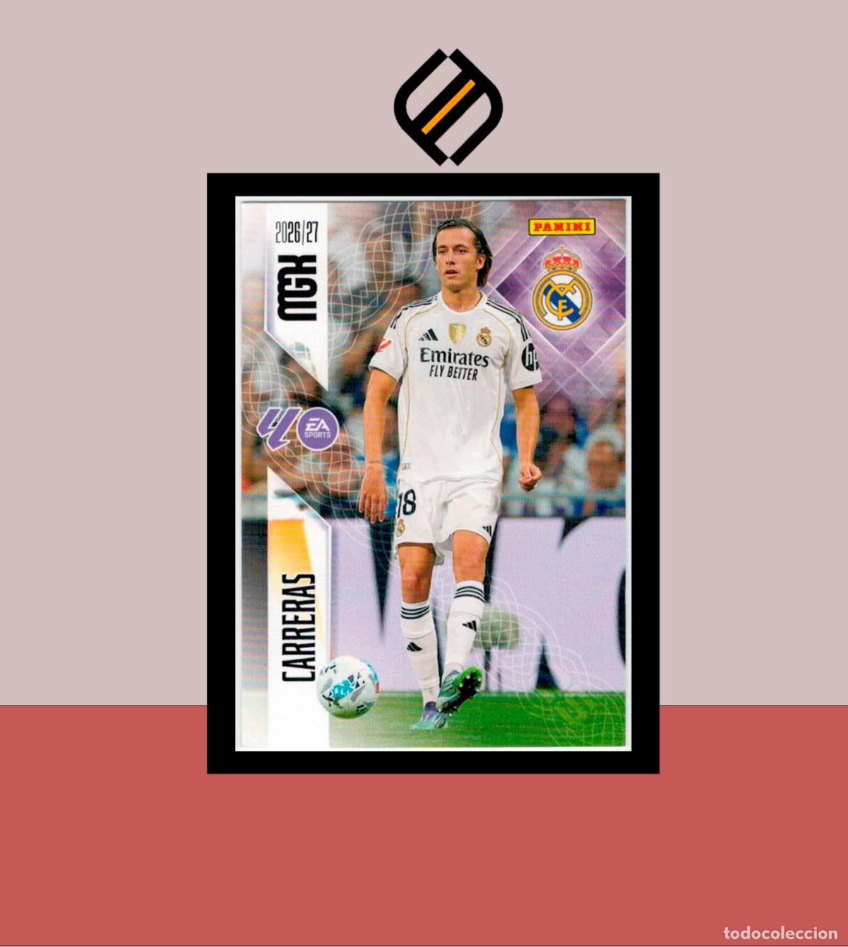 Cromos de f&uacute;tbol: MEGACRACKS 2026 2027 26 27 PANINI N&ordm; 224 CARRERAS REAL MADRID COLECCI&Oacute;N ALB&Uacute;M MGK