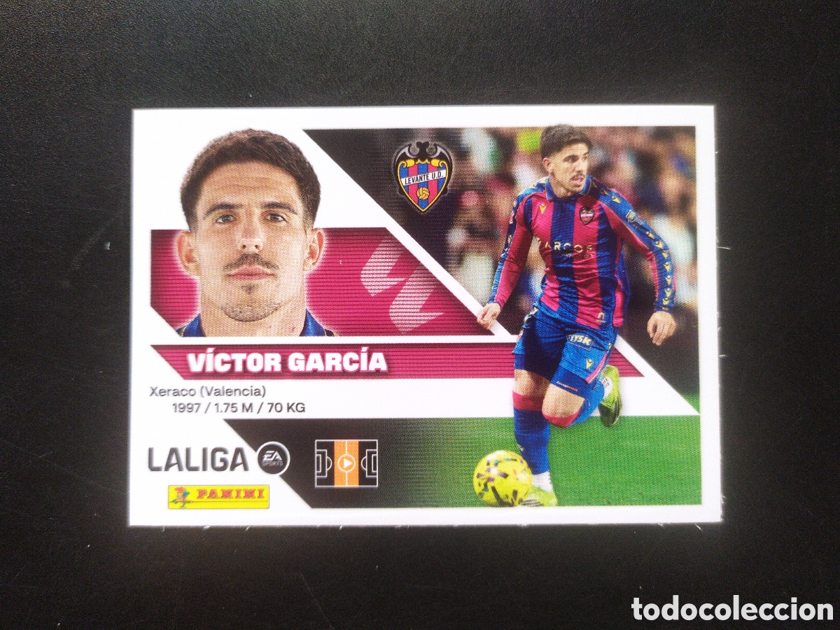 Cromos de f&uacute;tbol: Liga este 2026 2027 26 27 panini V&iacute;ctor Garc&iacute;a n&deg; 14A 14 A Levante