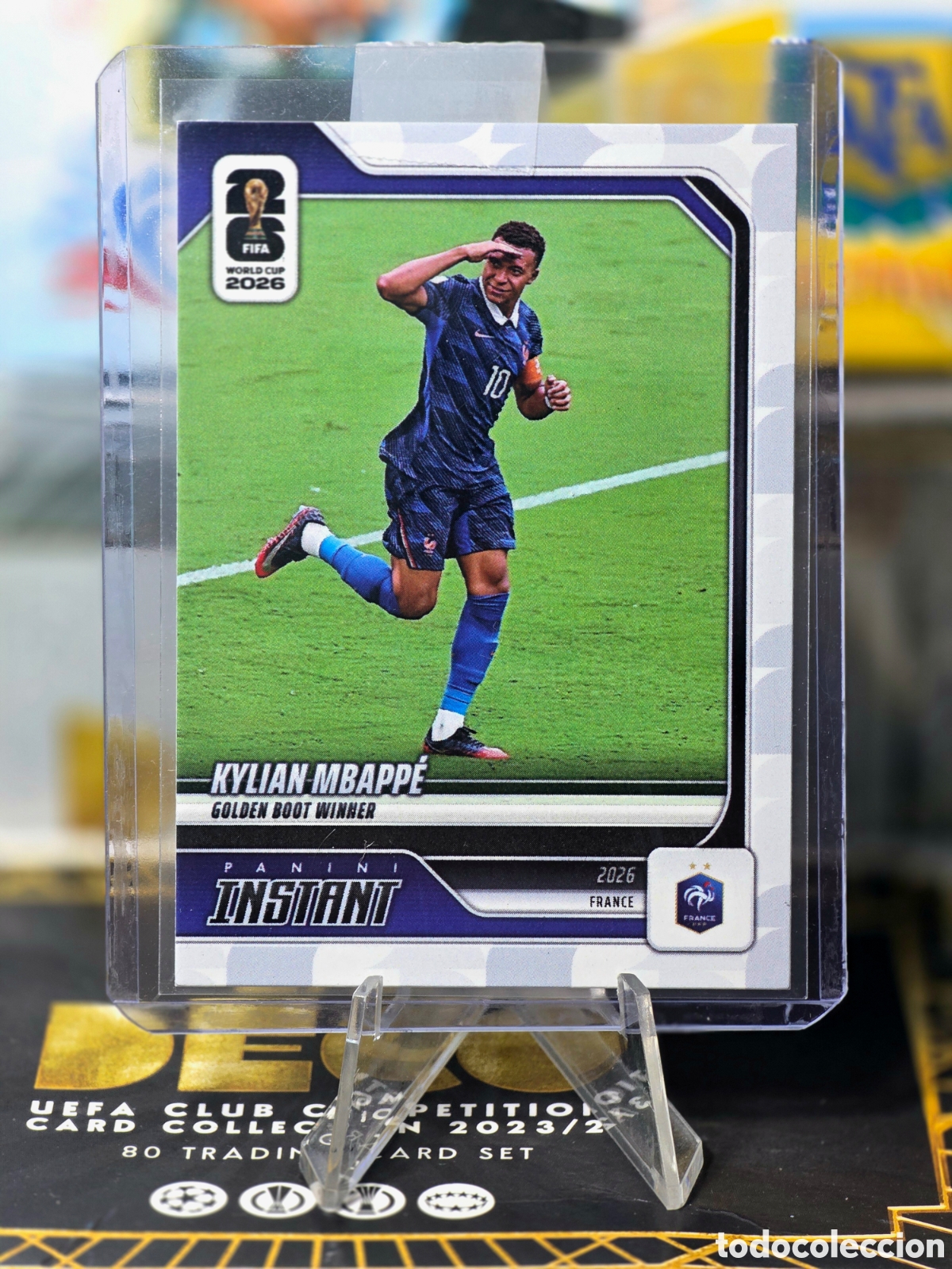 Cromos de f&uacute;tbol: Kylian Mbappe Golden Boot Panini Instant #253 Fifa World Cup 2026