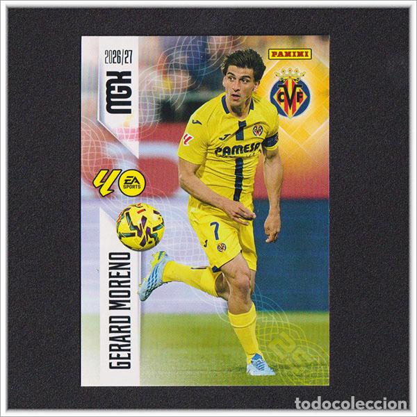 Cromos de f&uacute;tbol: MEGACRACKS 2026 2027 26 27 PANINI GERARD MORENO 378 VILLARREAL ALBUM COLECCI&Oacute;N LIGA MGK