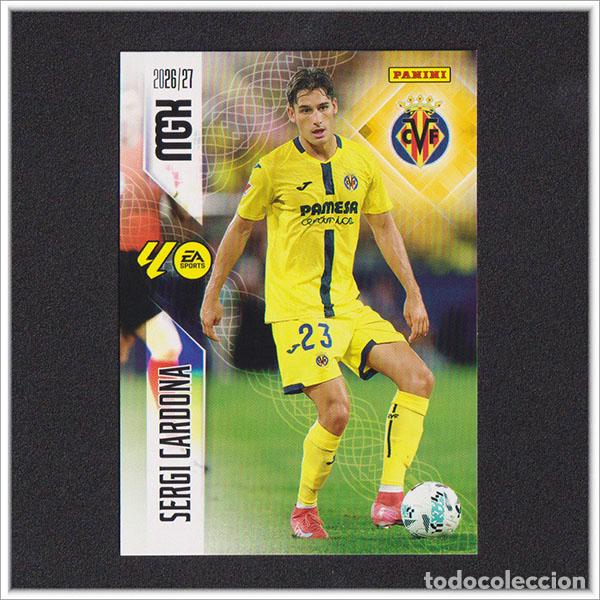 Cromos de f&uacute;tbol: MEGACRACKS 2026 2027 26 27 PANINI SERGI CARDONA 369 VILLARREAL ALBUM COLECCI&Oacute;N LIGA MGK