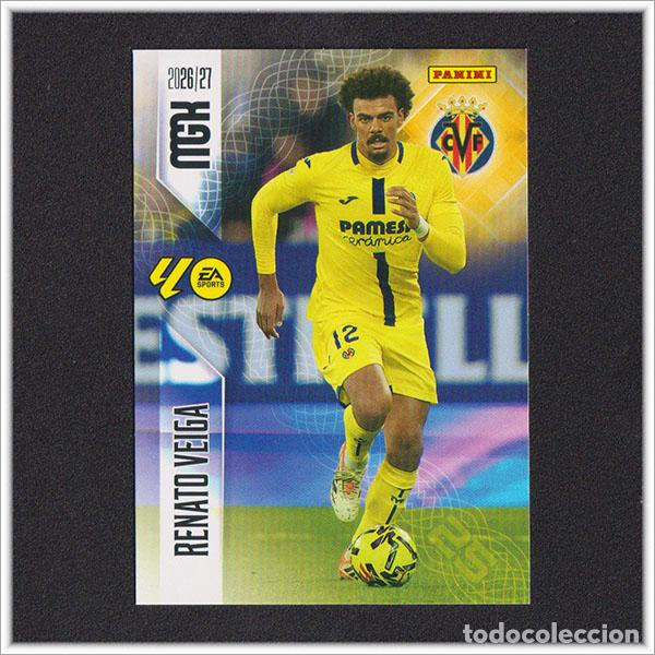 Cromos de f&uacute;tbol: MEGACRACKS 2026 2027 26 27 PANINI RENATO VEIGA 368 VILLARREAL ALBUM COLECCI&Oacute;N LIGA MGK