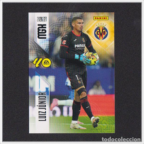 Cromos de f&uacute;tbol: MEGACRACKS 2026 2027 26 27 PANINI LUIZ JUNIOR 362 VILLARREAL ALBUM COLECCI&Oacute;N LIGA MGK