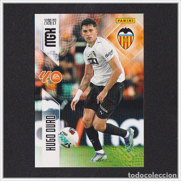 Cromos de f&uacute;tbol: MEGACRACKS 2026 2027 26 27 PANINI HUGO DURO 358 VALENCIA ALBUM COLECCI&Oacute;N LIGA MGK