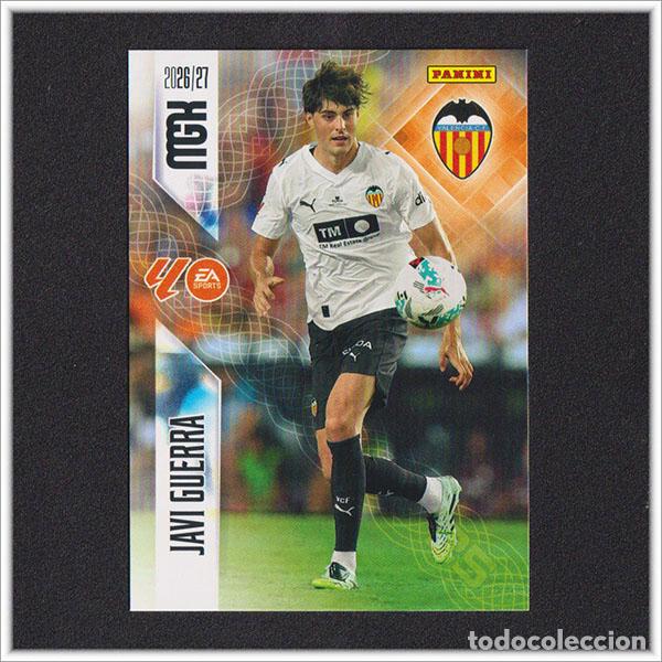 Cromos de Futebol: MEGACRACKS 2026 2027 26 27 PANINI JAVI GUERRA 354 VALENCIA ALBUM COLECCI&Oacute;N LIGA MGK
