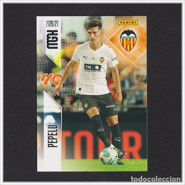 Figurine di Calcio: MEGACRACKS 2026 2027 26 27 PANINI PEPELU 352 VALENCIA ALBUM COLECCI&Oacute;N LIGA MGK