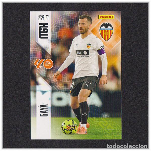 Figurine di Calcio: MEGACRACKS 2026 2027 26 27 PANINI GAYA 351 VALENCIA ALBUM COLECCI&Oacute;N LIGA MGK