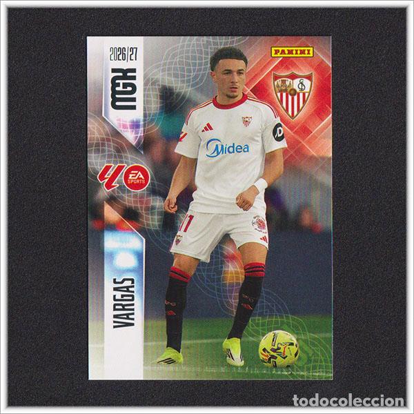 Cromos de Futebol: MEGACRACKS 2026 2027 26 27 PANINI VARGAS 337 SEVILLA ALBUM COLECCI&Oacute;N LIGA MGK