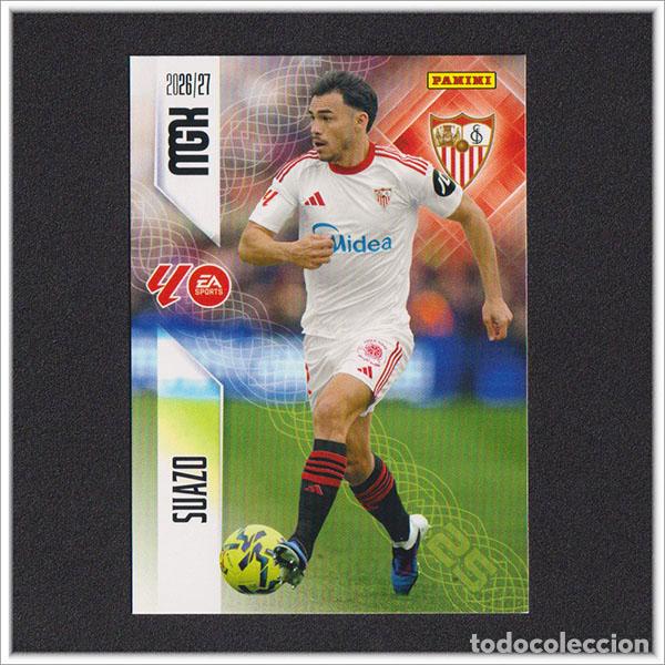 Cromos de f&uacute;tbol: MEGACRACKS 2026 2027 26 27 PANINI SUAZO 333 SEVILLA ALBUM COLECCI&Oacute;N LIGA MGK