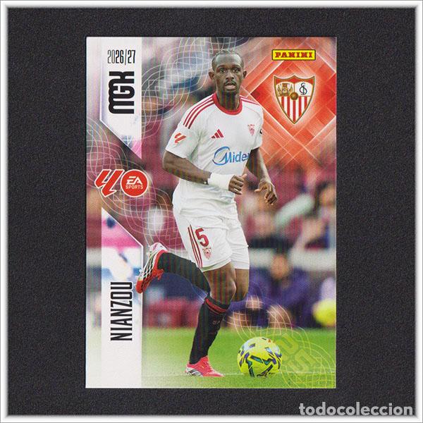Cromos de f&uacute;tbol: MEGACRACKS 2026 2027 26 27 PANINI NIANZOU 331 SEVILLA ALBUM COLECCI&Oacute;N LIGA MGK