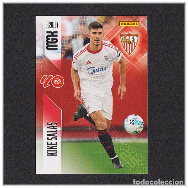 Cromos de f&uacute;tbol: MEGACRACKS 2026 2027 26 27 PANINI KIKE SALAS 330 SEVILLA ALBUM COLECCI&Oacute;N LIGA MGK
