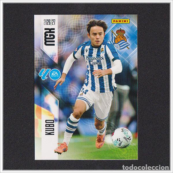 Cromos de f&uacute;tbol: MEGACRACKS 2026 2027 26 27 PANINI KUBO 323 REAL SOCIEDAD ALBUM COLECCI&Oacute;N LIGA MGK