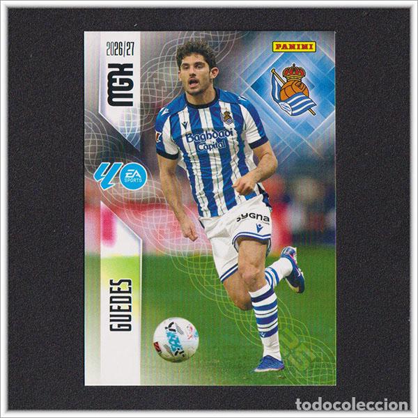 Cromos de f&uacute;tbol: MEGACRACKS 2026 2027 26 27 PANINI GUEDES 322 REAL SOCIEDAD ALBUM COLECCI&Oacute;N LIGA MGK