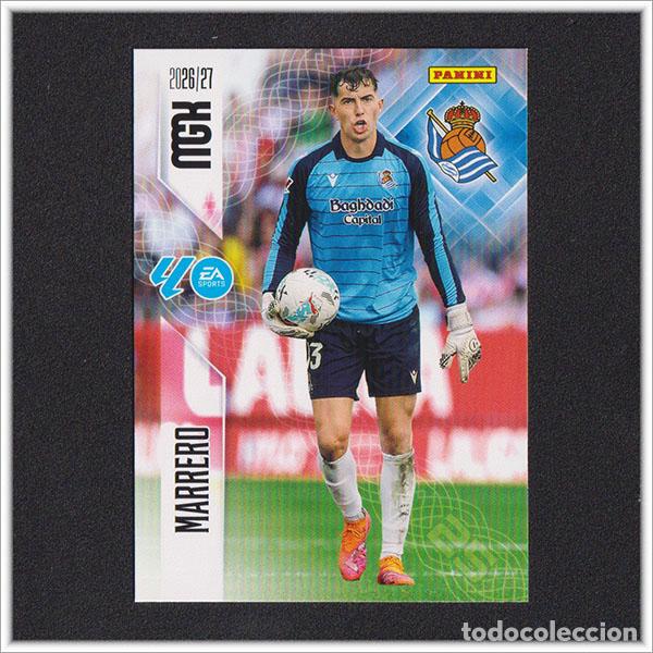 Cromos de f&uacute;tbol: MEGACRACKS 2026 2027 26 27 PANINI MARRERO 309 REAL SOCIEDAD ALBUM COLECCI&Oacute;N LIGA MGK