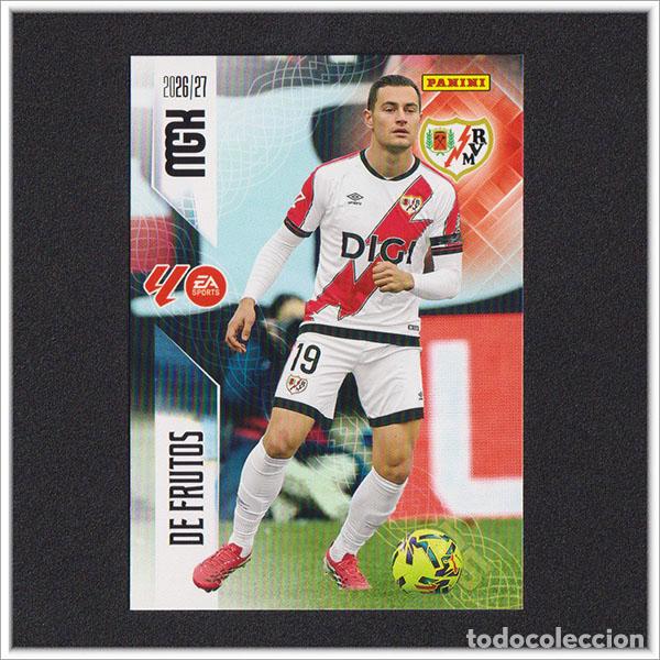 Cromos de f&uacute;tbol: MEGACRACKS 2026 2027 26 27 PANINI DE FRUTOS 304 RAYO VALLECANO ALBUM COLECCI&Oacute;N LIGA MGK