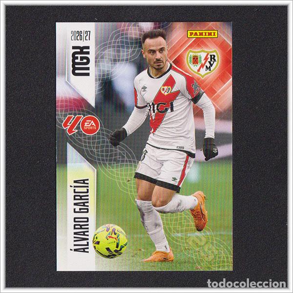 Cromos de f&uacute;tbol: MEGACRACKS 2026 2027 26 27 PANINI ALVARO GARC&Iacute;A 303 RAYO VALLECANO ALBUM COLECCI&Oacute;N LIGA MGK