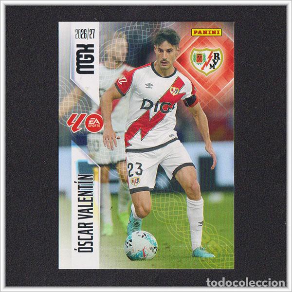 Cromos de f&uacute;tbol: MEGACRACKS 2026 2027 26 27 PANINI OSCAR VALENTIN 300 RAYO VALLECANO ALBUM COLECCI&Oacute;N LIGA MGK