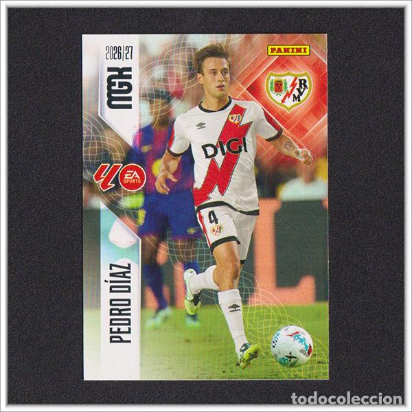 Cromos de f&uacute;tbol: MEGACRACKS 2026 2027 26 27 PANINI PEDRO DIAZ 298 RAYO VALLECANO ALBUM COLECCI&Oacute;N LIGA MGK