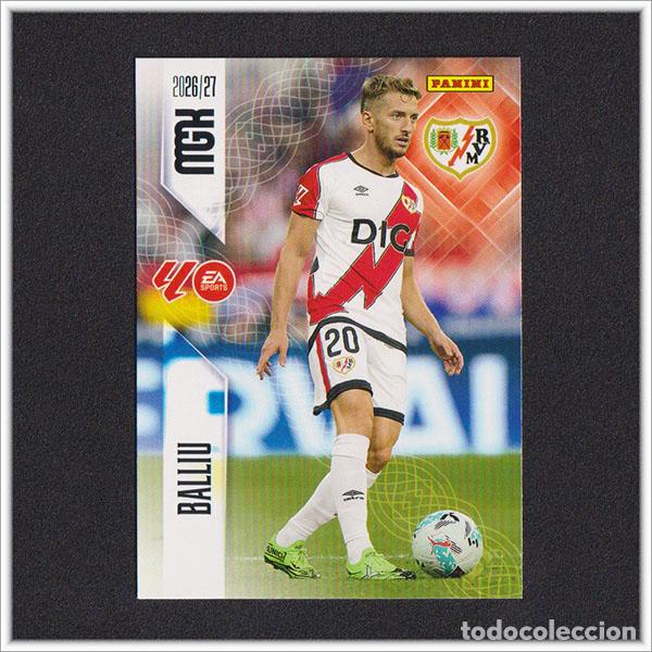 Cromos de f&uacute;tbol: MEGACRACKS 2026 2027 26 27 PANINI BALLIU 293 RAYO VALLECANO ALBUM COLECCI&Oacute;N LIGA MGK