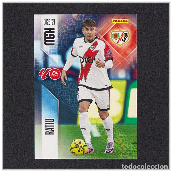 Cromos de f&uacute;tbol: MEGACRACKS 2026 2027 26 27 PANINI RATIU 292 RAYO VALLECANO ALBUM COLECCI&Oacute;N LIGA MGK