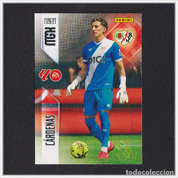 Cromos de f&uacute;tbol: MEGACRACKS 2026 2027 26 27 PANINI CARDENAS 291 RAYO VALLECANO ALBUM COLECCI&Oacute;N LIGA MGK