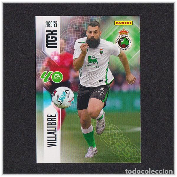Cromos de f&uacute;tbol: MEGACRACKS 2026 2027 26 27 PANINI VILLALIBRE 287 RACING SANTANDER ALBUM COLECCI&Oacute;N LIGA MGK