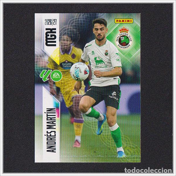 Cromos de f&uacute;tbol: MEGACRACKS 2026 2027 26 27 PANINI ANDRES MART&Iacute;N 285 RACING SANTANDER ALBUM COLECCI&Oacute;N LIGA MGK