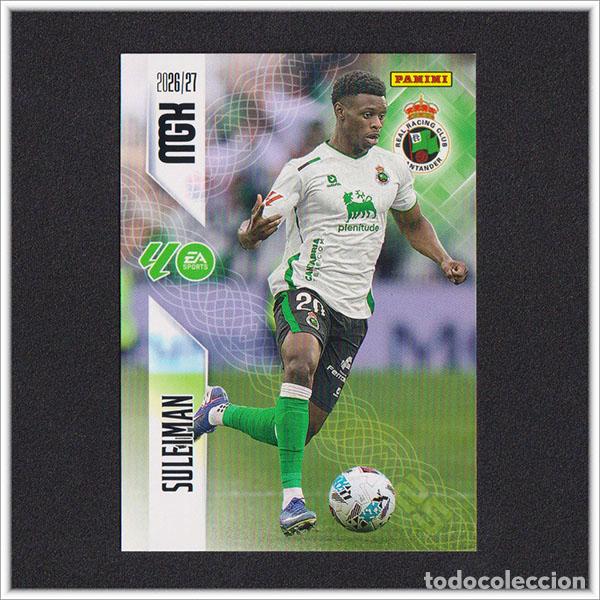 Cromos de f&uacute;tbol: MEGACRACKS 2026 2027 26 27 PANINI SULEIMAN 284 RACING SANTANDER ALBUM COLECCI&Oacute;N LIGA MGK