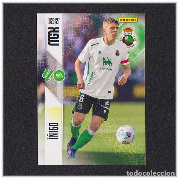 Cromos de f&uacute;tbol: MEGACRACKS 2026 2027 26 27 PANINI I&Ntilde;IGO 282 RACING SANTANDER ALBUM COLECCI&Oacute;N LIGA MGK