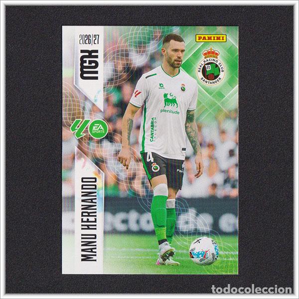 Cromos de f&uacute;tbol: MEGACRACKS 2026 2027 26 27 PANINI MANU HERNANDO 278 RACING SANTANDER ALBUM COLECCI&Oacute;N LIGA MGK