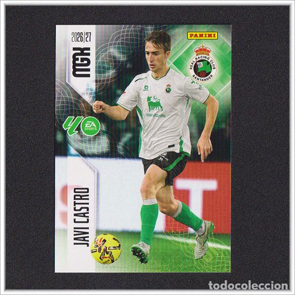 Cromos de f&uacute;tbol: MEGACRACKS 2026 2027 26 27 PANINI JAVI CASTRO 277 RACING SANTANDER ALBUM COLECCI&Oacute;N LIGA MGK
