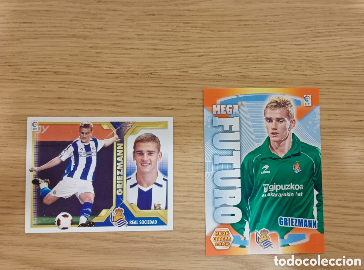 Cromos de f&uacute;tbol: Griezmann Megacrack y Liga este 2011/2012